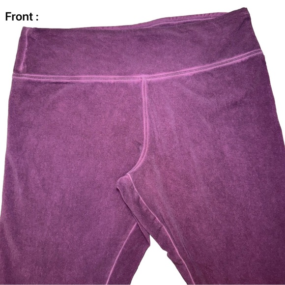 NWT! EXPRESS Maroon Petite Leggings size Large✨ - Picture 2 of 8